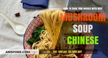 Chinese Thin Noodle Beef Mushroom Soup: Easy Cooking Guide