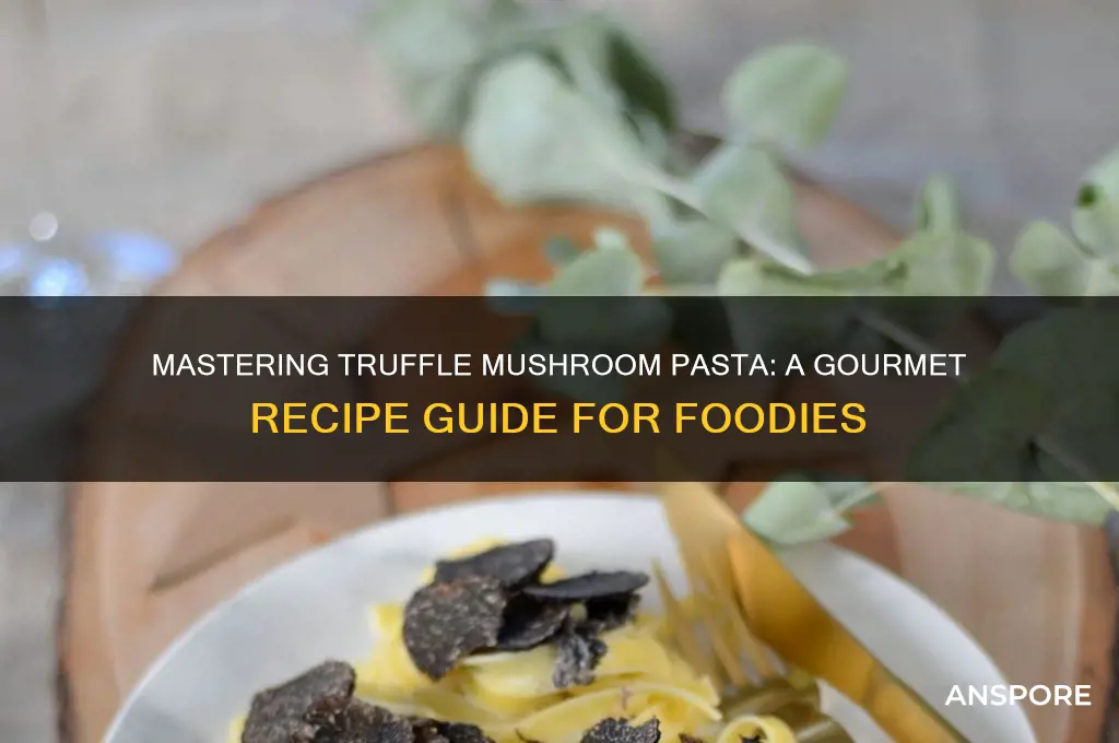 how to cook truffle mushroom pasta