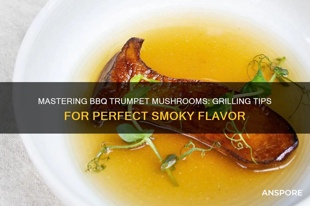 how to cook trumpet mushrooms on the barbeque