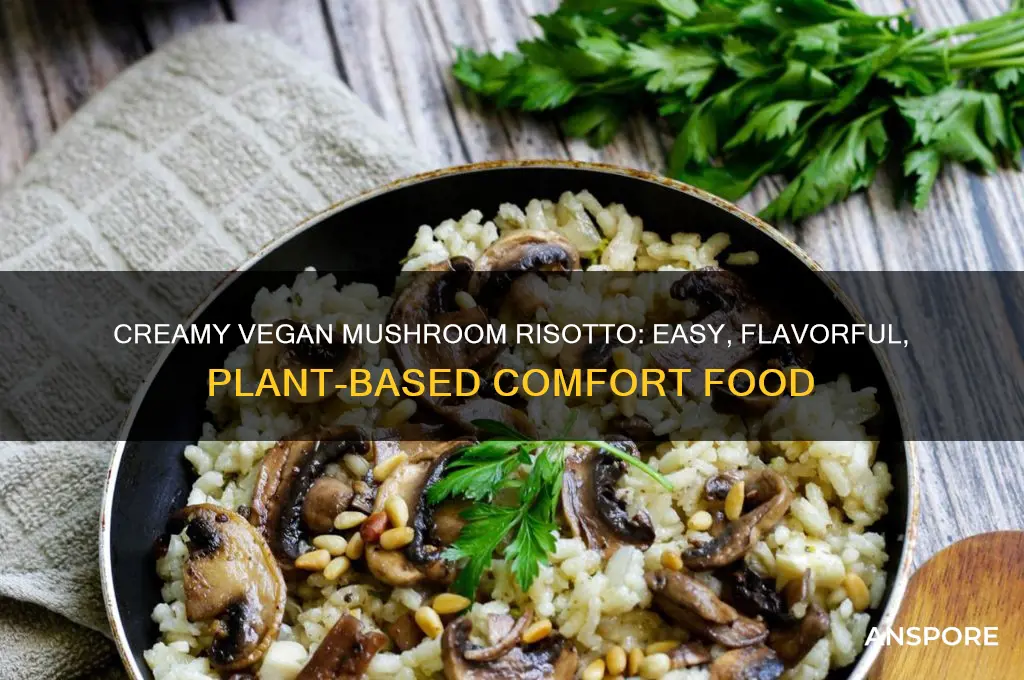 how to cook vegan mushroom risotto
