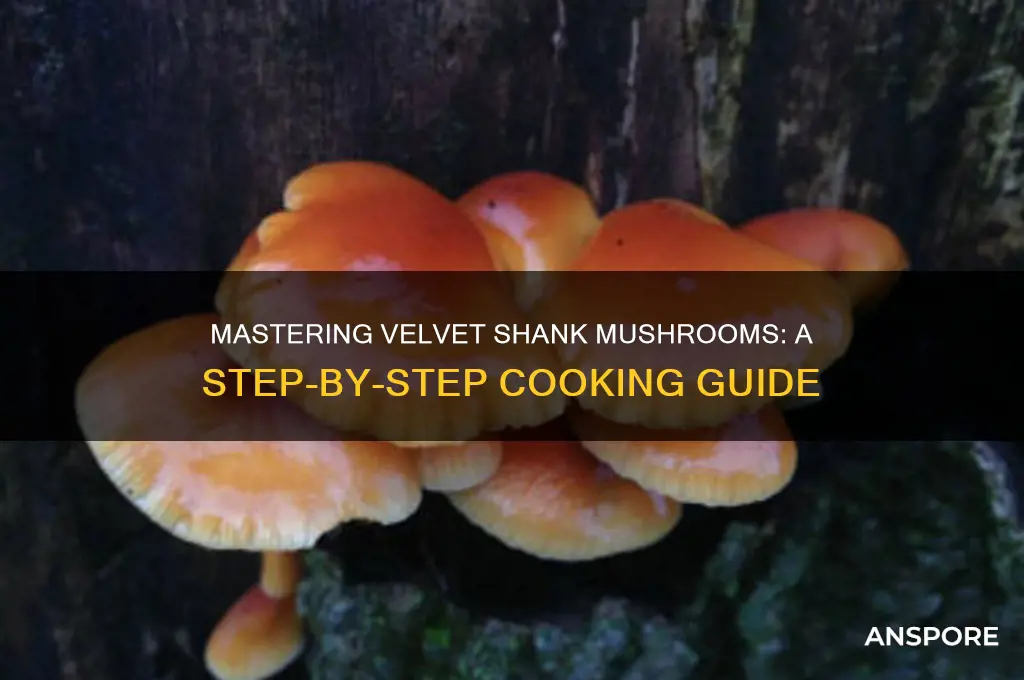 how to cook velvet shank mushrooms