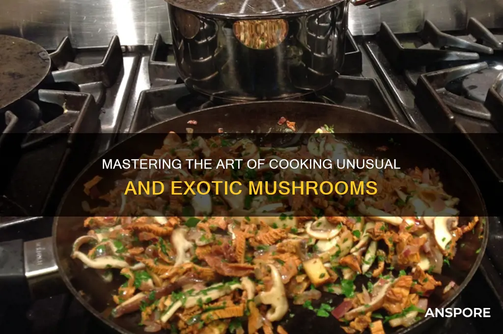 how to cook weird mushrooms