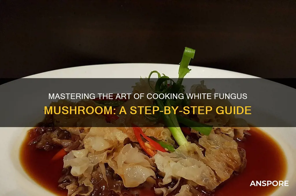 how to cook white fungus mushroom