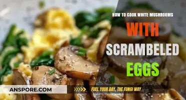 Fluffy Scrambled Eggs with Sautéed White Mushrooms: A Quick Breakfast Recipe