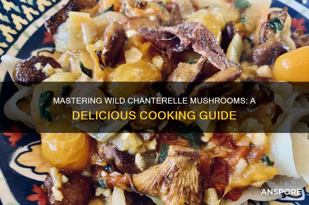 how to cook wild chanterelle mushrooms
