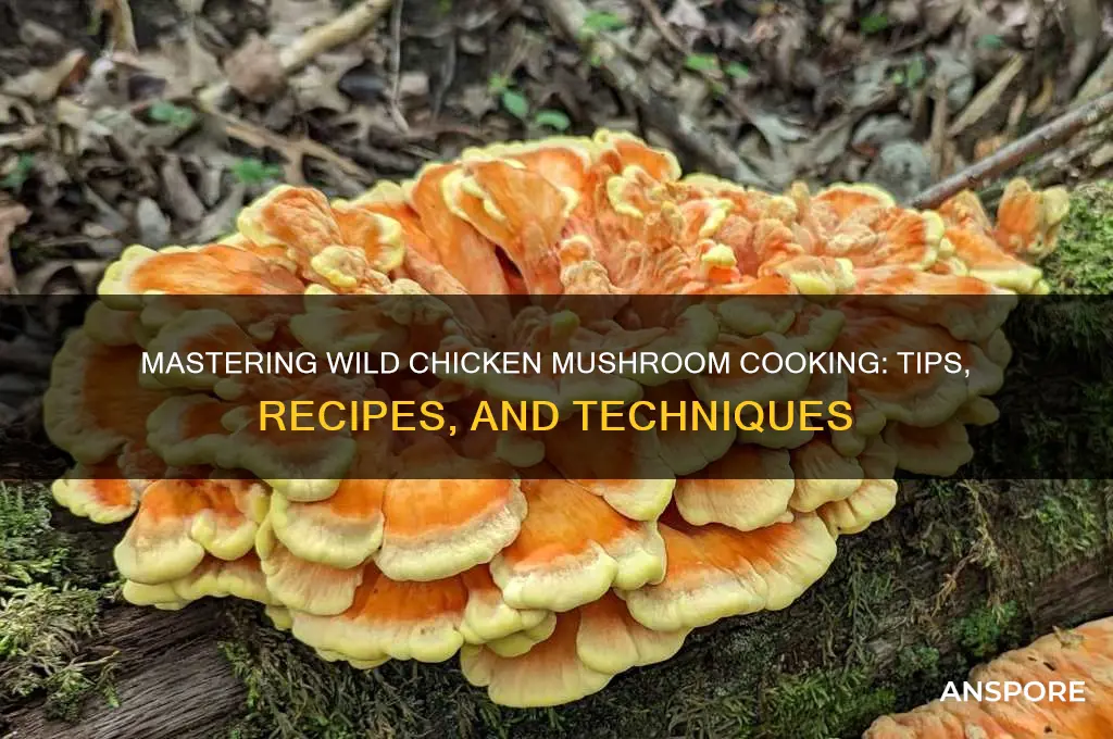 how to cook wild chicken mushrooms