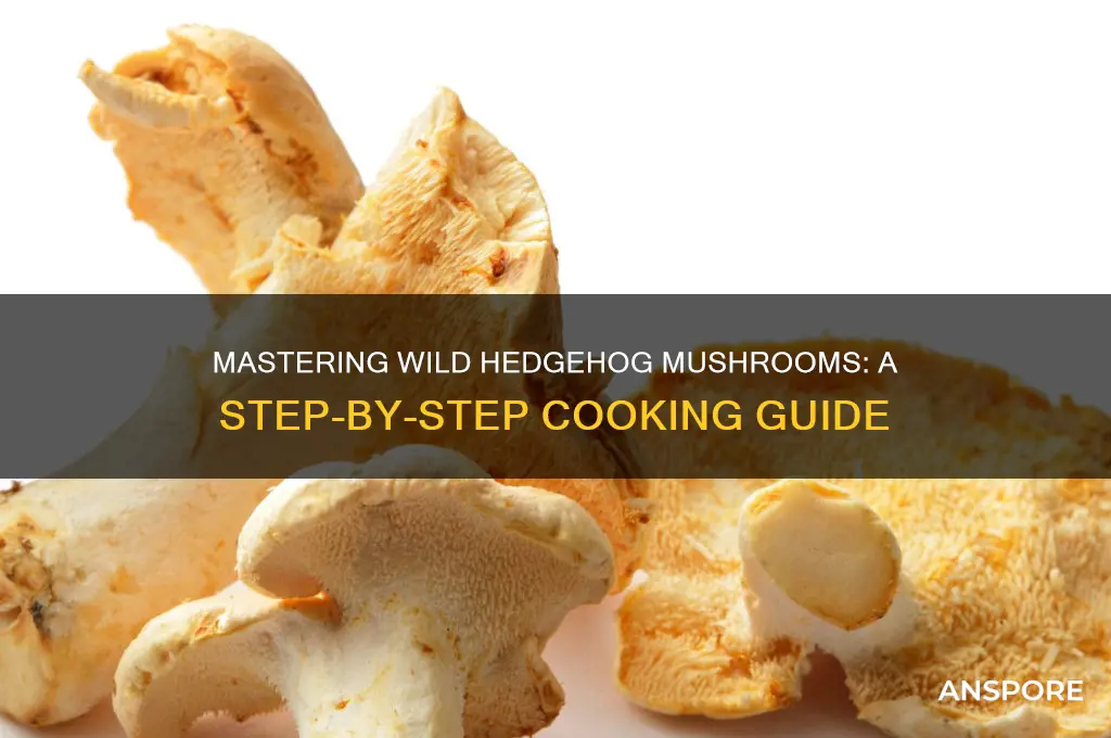 how to cook wild hedgehog mushrooms