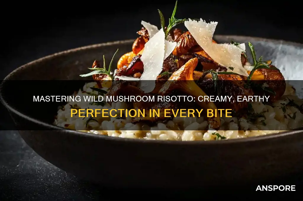 how to cook wild mushroom risotto
