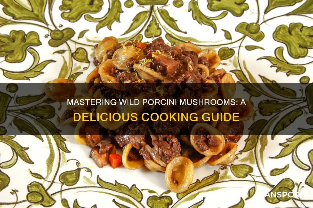 how to cook wild porcini mushrooms