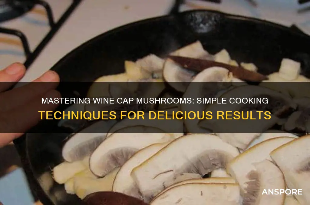how to cook wine cap mushrooms