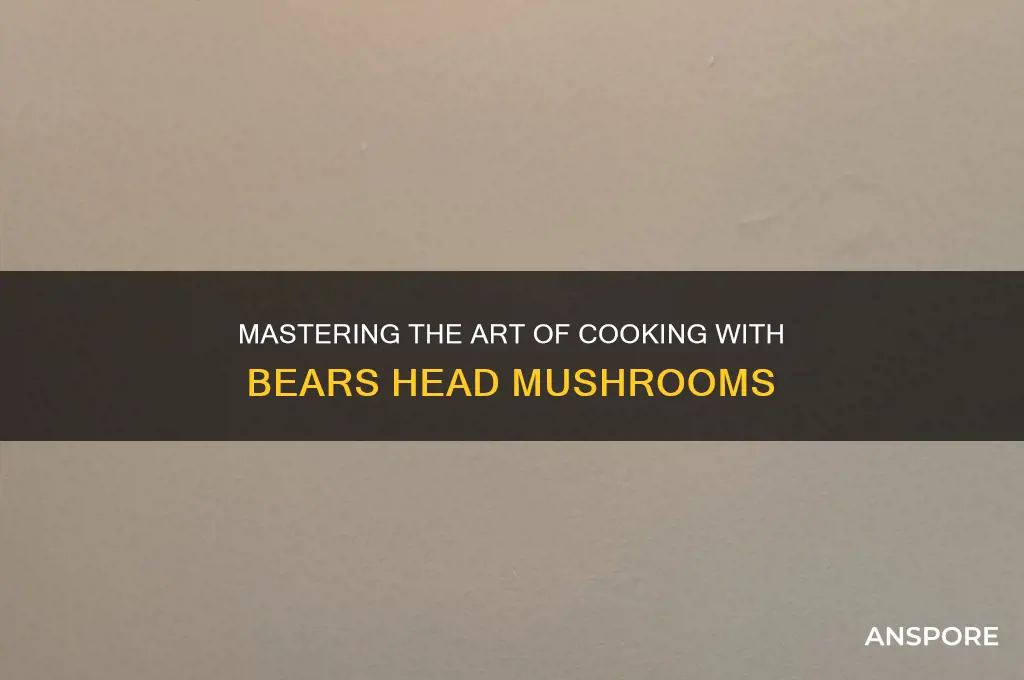 how to cook with bears head mushroom