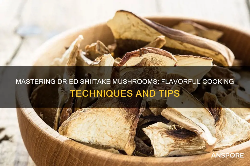 how to cook with dried shitake mushrooms