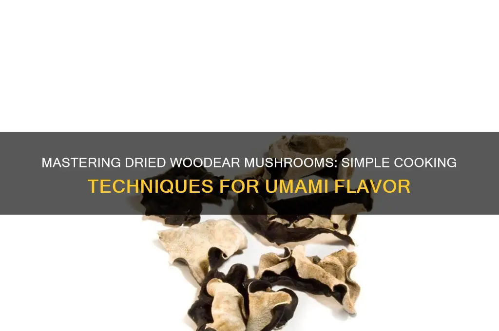 how to cook with dried woodear mushrooms