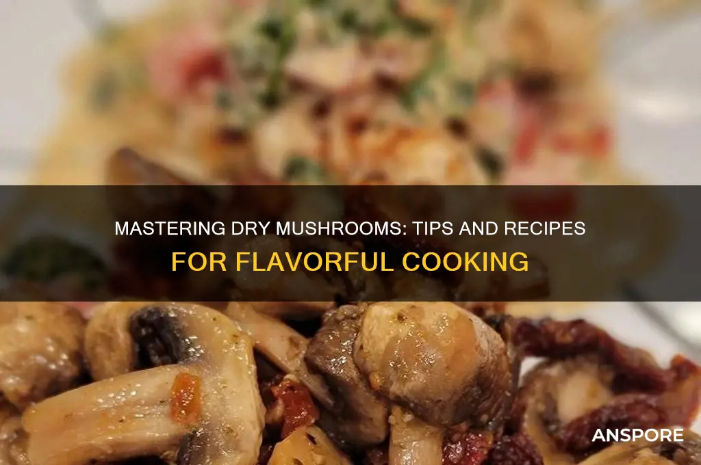 how to cook with dry mushrooms