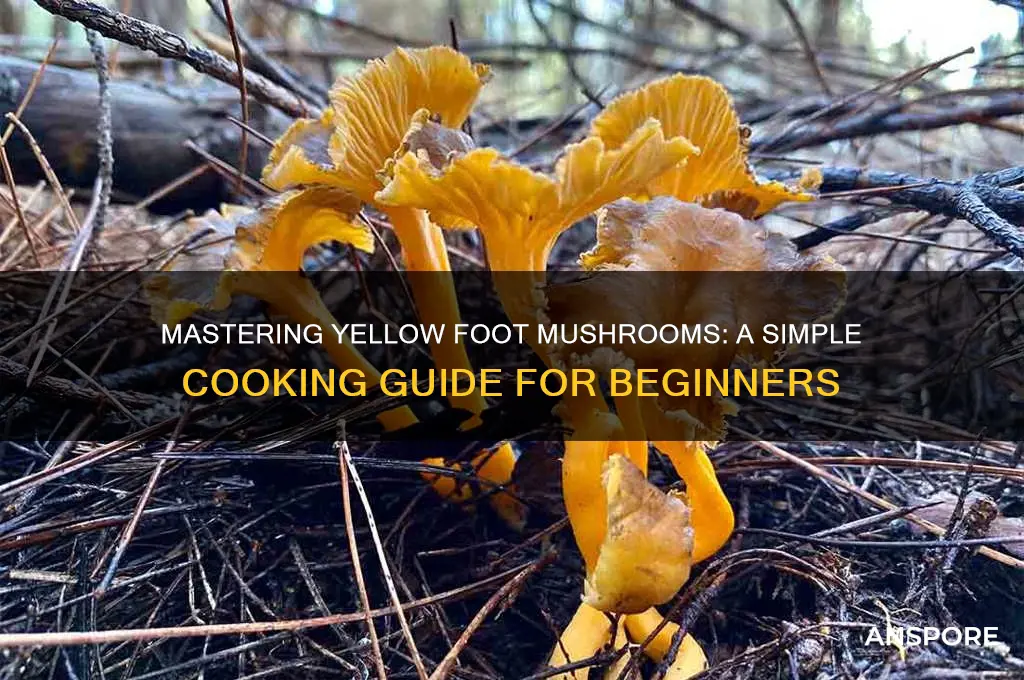 how to cook yellow foot mushrooms