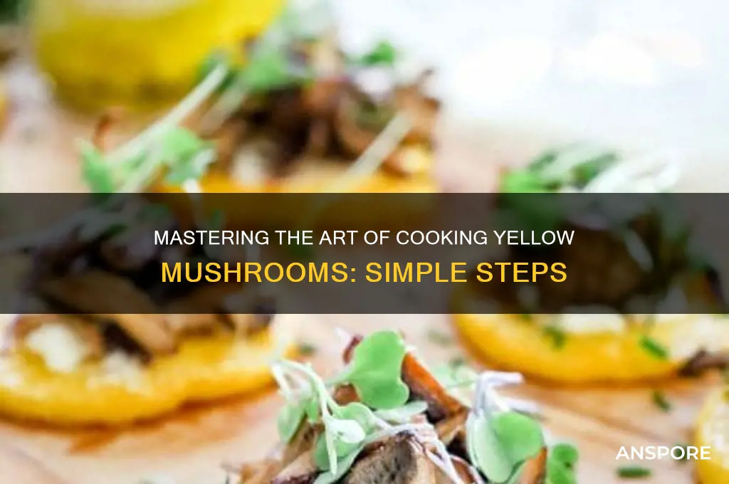 how to cook yellow mushroom