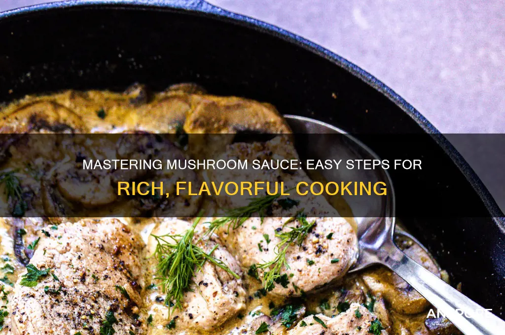 how to cooking mushrooms in sauce