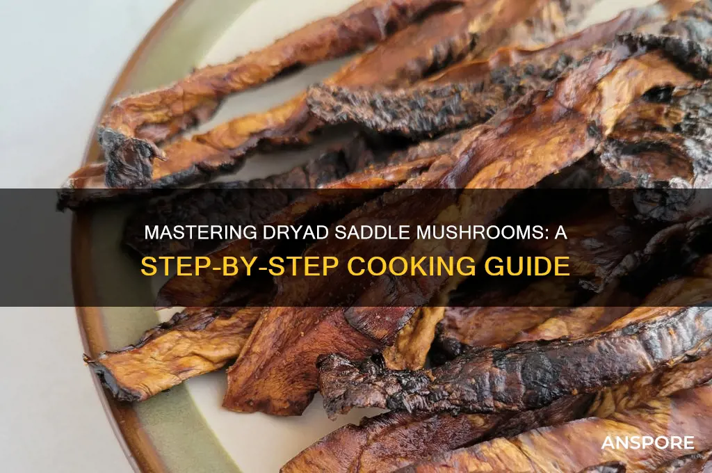 how to cookk dryad saddleback mushrooms
