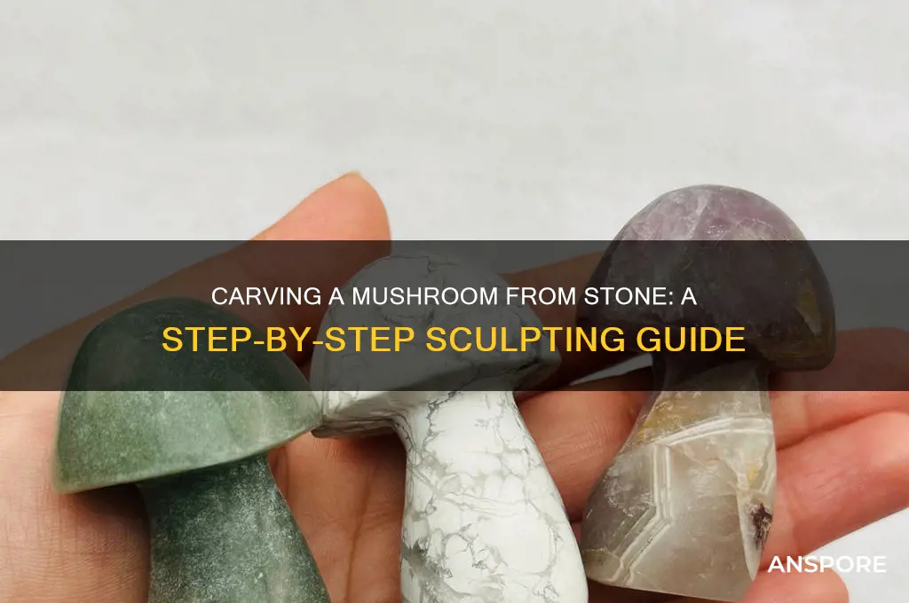 how to crave a mushroom out of stone