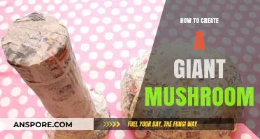 Crafting a Colossal Mushroom: Step-by-Step Guide to Giant Fungi Creation