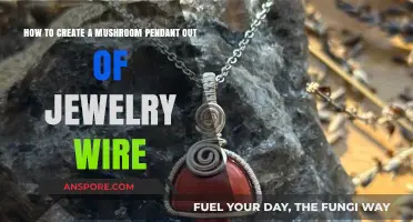 Crafting a Delicate Mushroom Pendant with Jewelry Wire: A DIY Guide