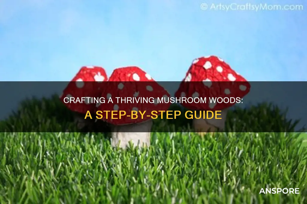 how to create a mushroom woods