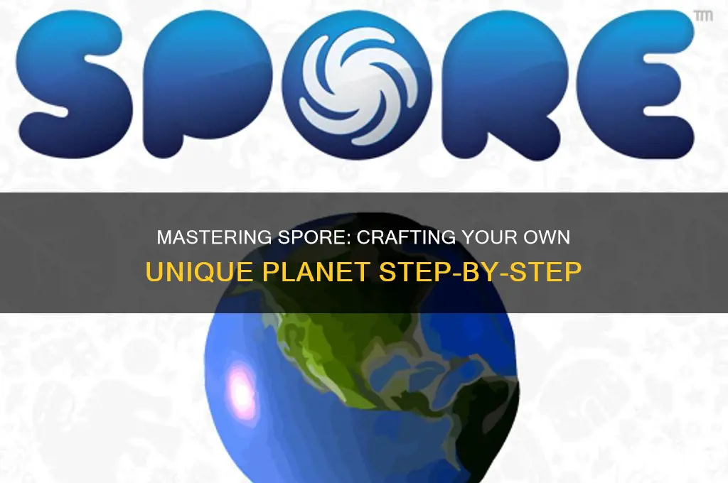 how to create a planet in spore