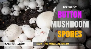 Mastering Button Mushroom Spore Creation: A Step-by-Step Guide