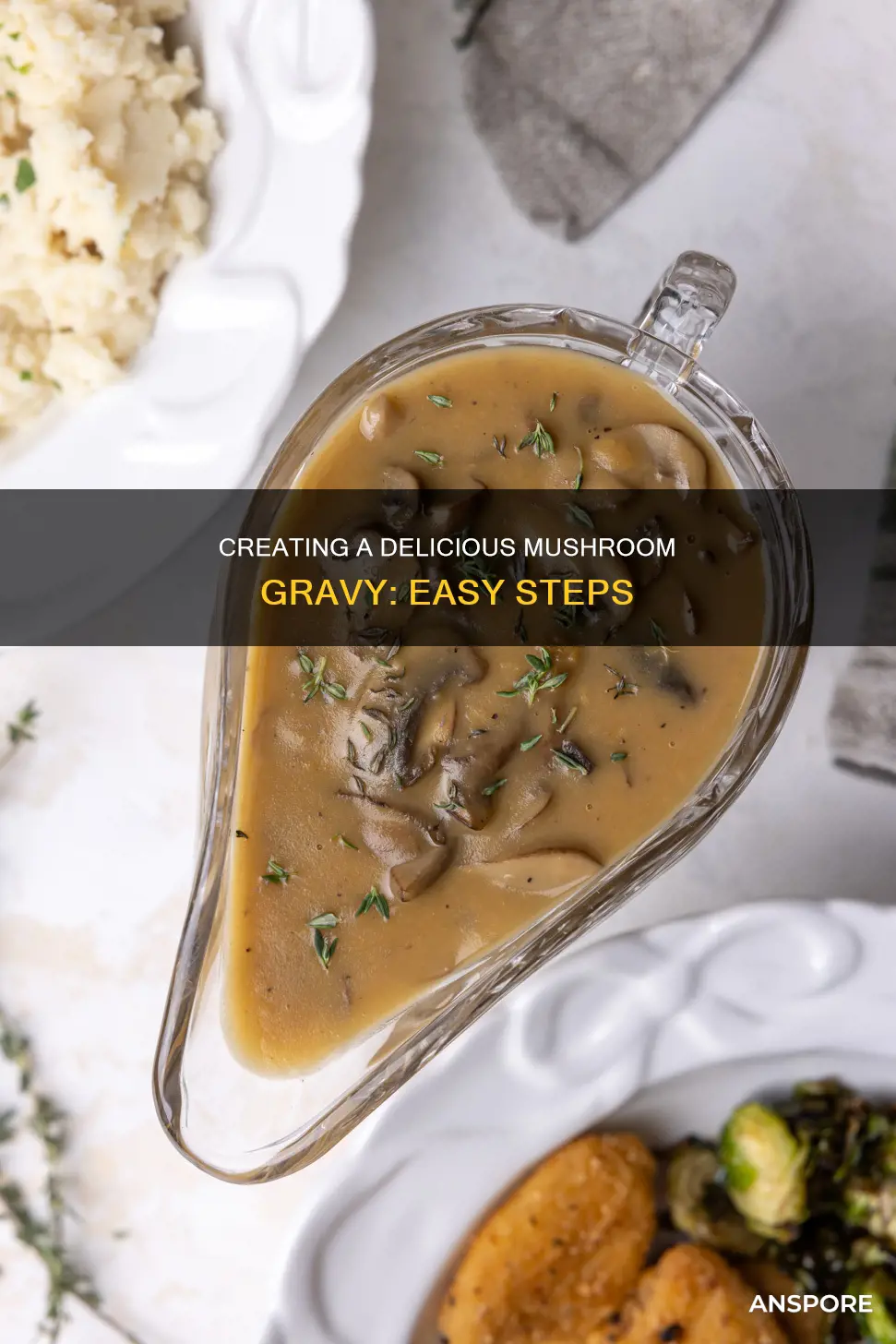 how to create mushroom gravy