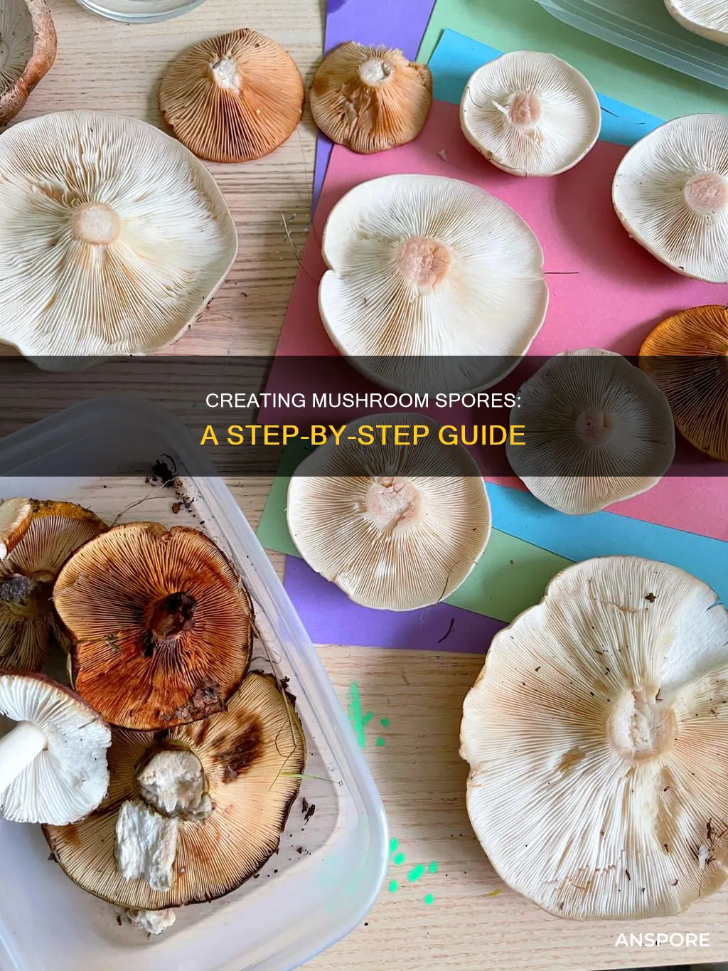 how to create mushroom spores