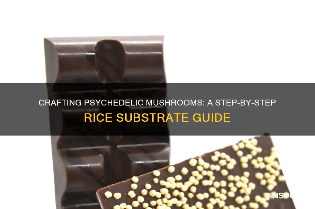 how to create psychedelic mushrooms with rice
