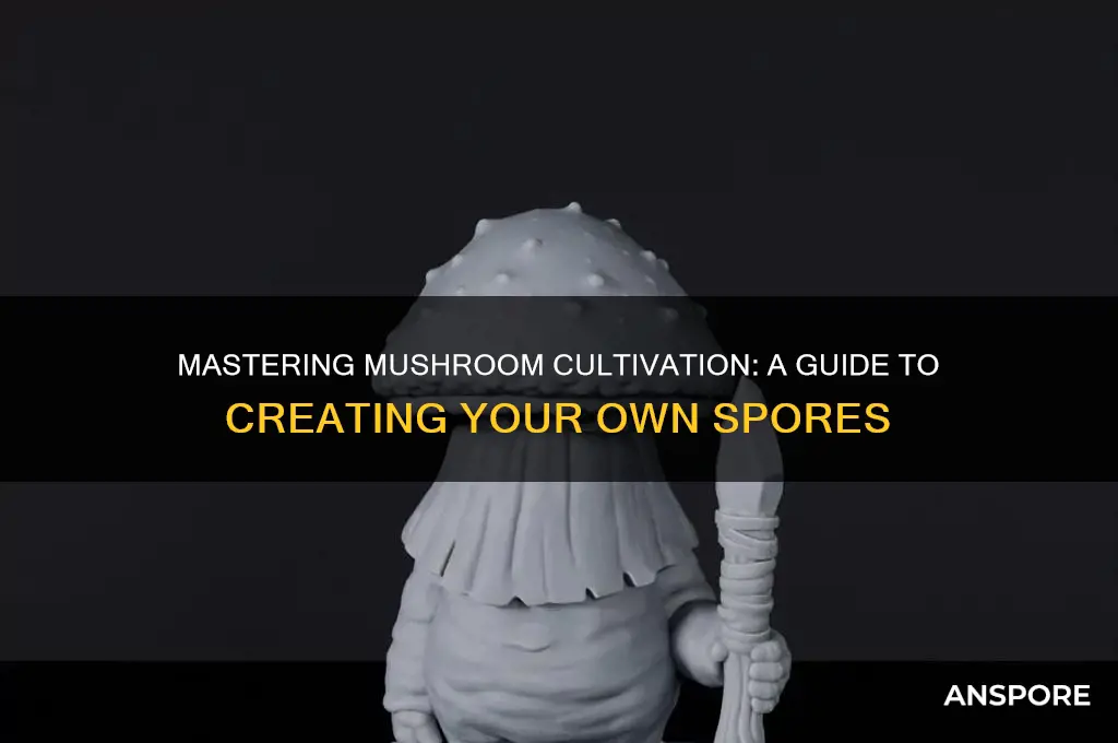how to create your own mushroom spores