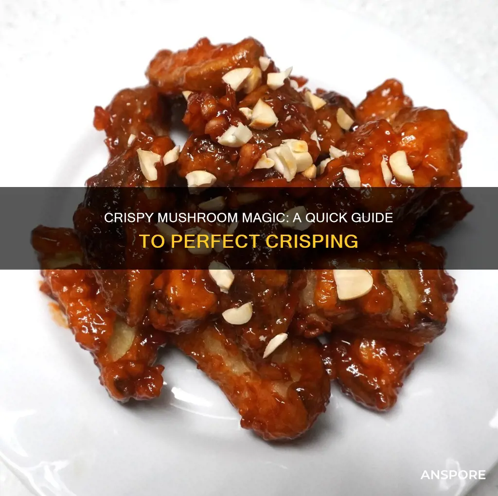 how to crisp mushrooms