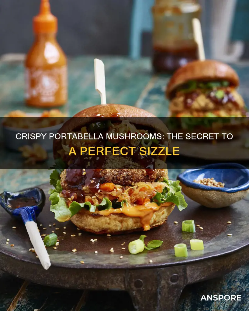 how to crisp portabella mushrooms