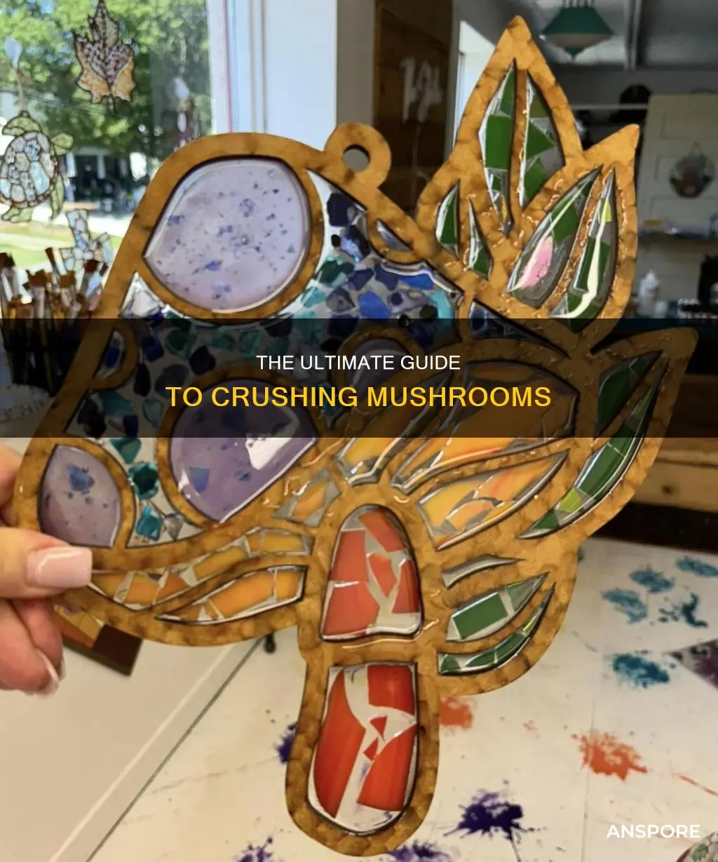 how to crush mushrooms