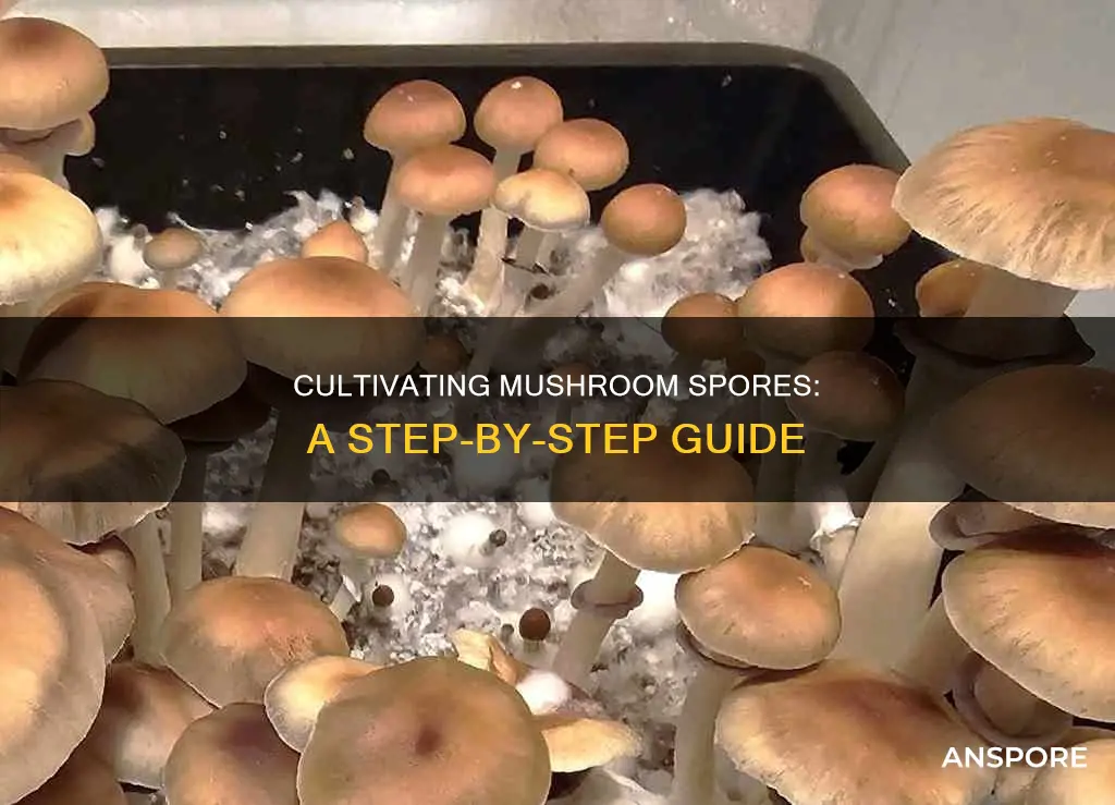 how to cultivate mushroom spores