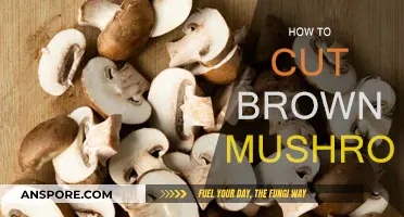 The Perfect Slice: Cutting Brown Mushrooms