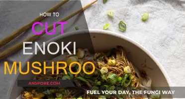 The Right Way to Cut Enoki Mushrooms
