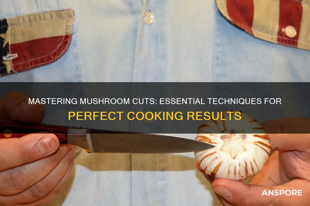how to cut mushroom for cooking