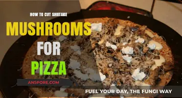 Perfectly Sliced Shiitake Mushrooms: A Pizza Topping Guide