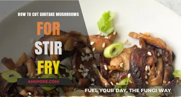 Perfectly Prepped Shiitake Mushrooms: Stir-Fry Cutting Techniques Revealed