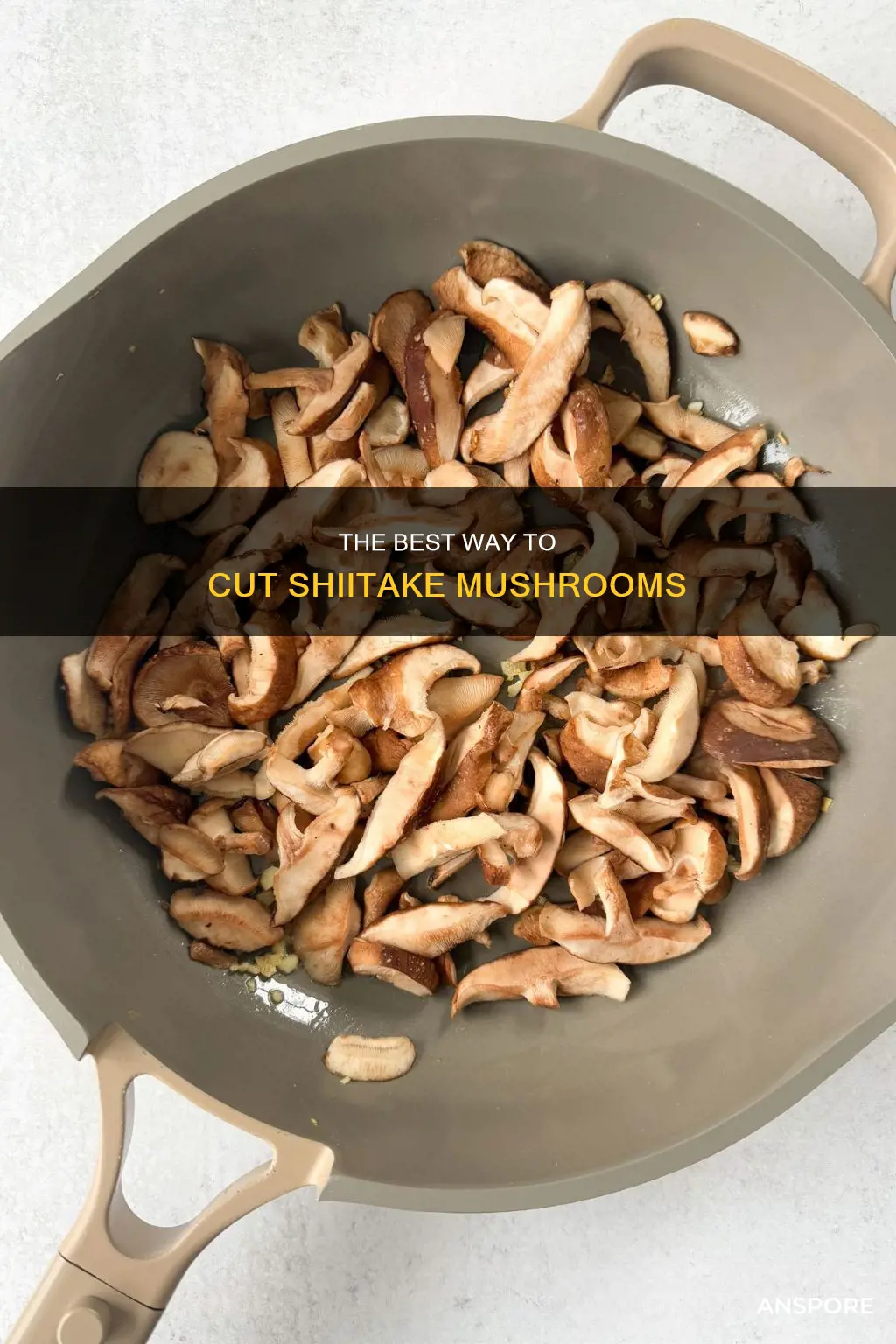how to cut shitake mushroom