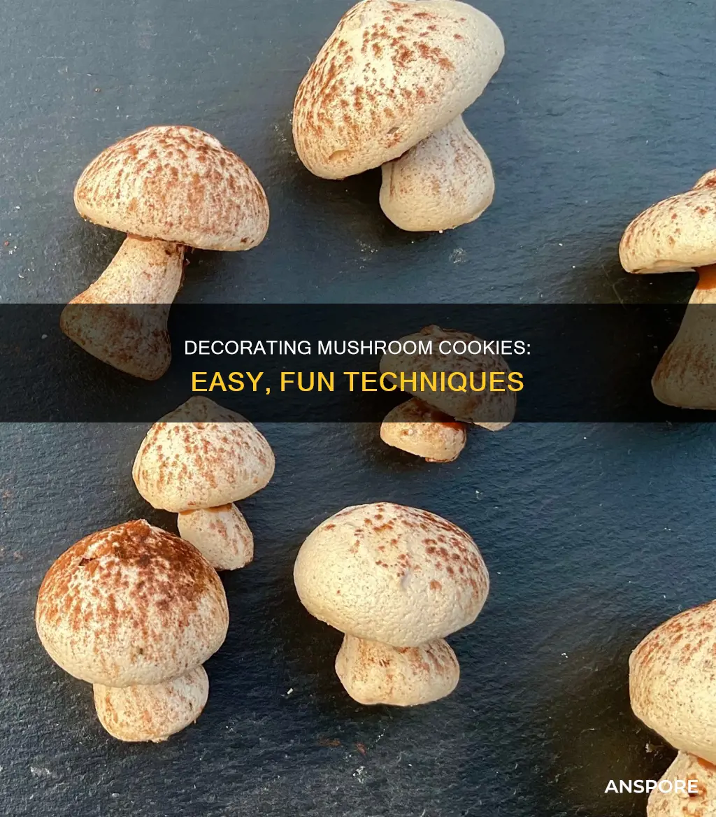 how to decorate mushroom cookies