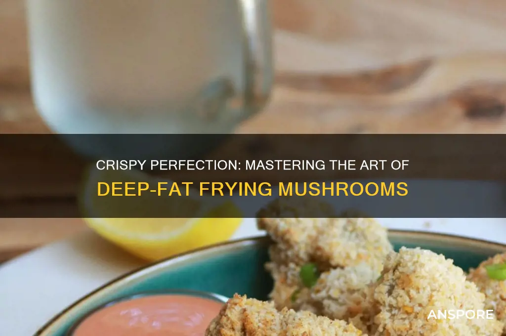 how to deep fat fry mushrooms