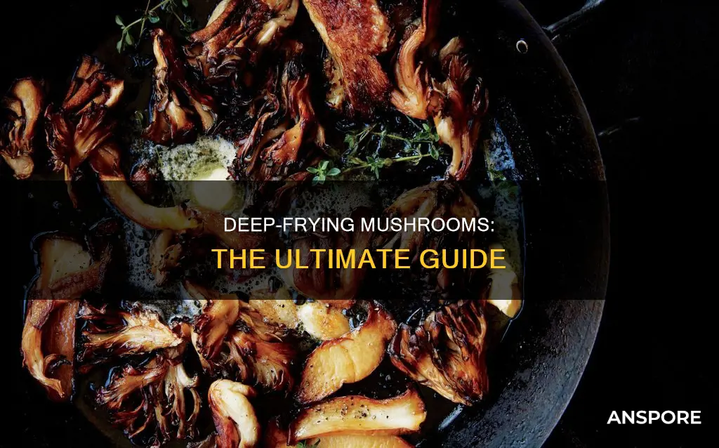 how to deep fry mushrooms