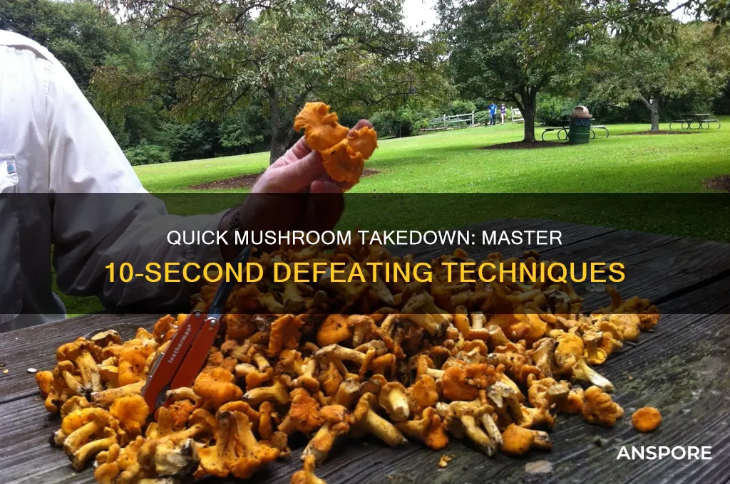 how to defeat mushroom under 10 seconds
