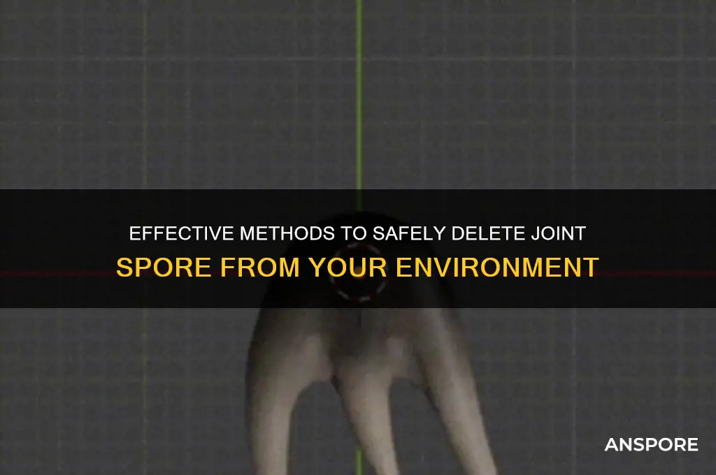how to delete joint spore