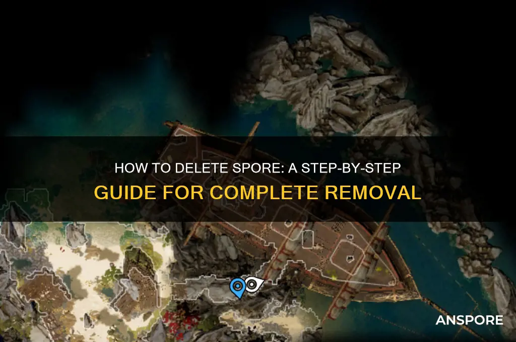how to delete spore