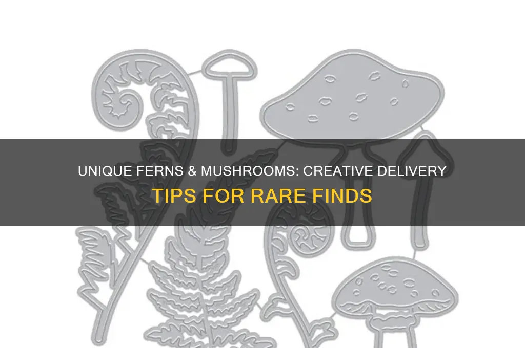 how to deliver unique ferns and unique mushrooms