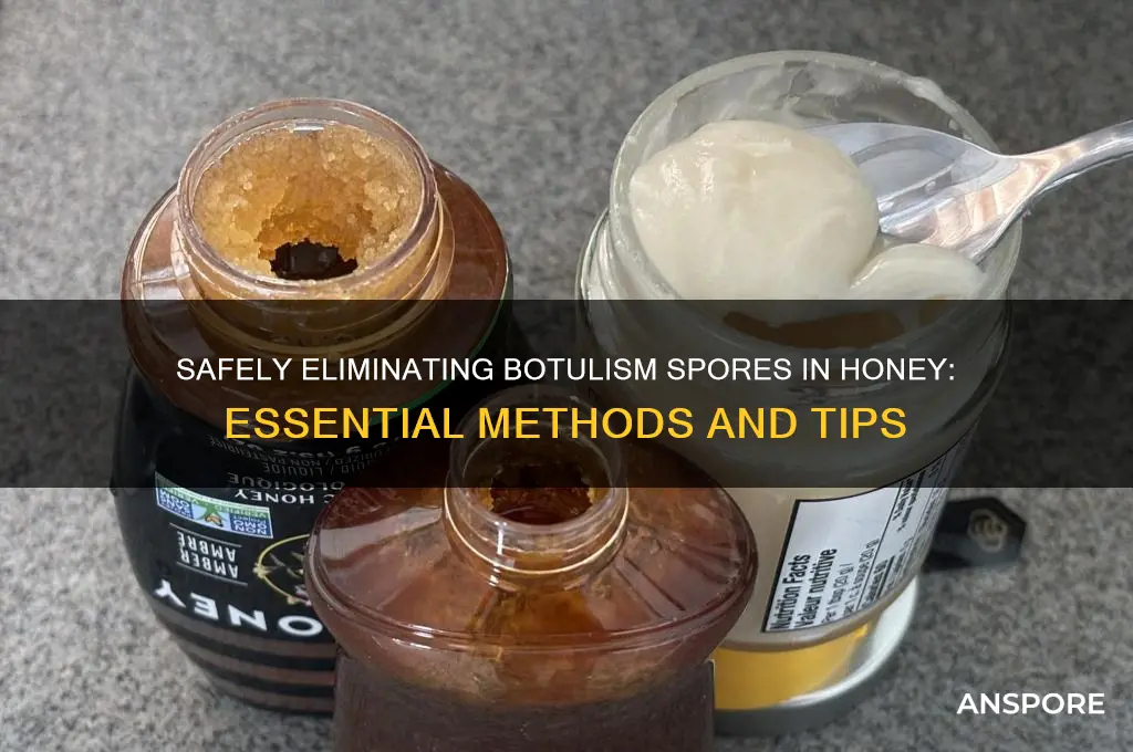 how to destroy botulism spores in honey